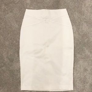 White Pencil Skirt
